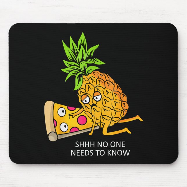 Mousepad Ne Belongs On Zza Lover Funny Food Pun  (Frente)