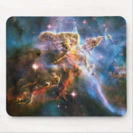 Mousepad Nebulosa da galáxia espacial. Estrelas e astronomi