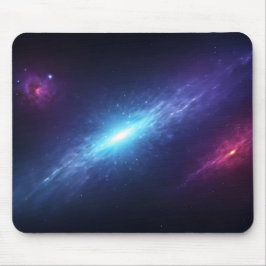 Mousepad Nebulosa Espacial Supernova Azul Brilhante Astrono