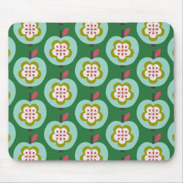 Mousepad Neerlandês Retro Apple Green