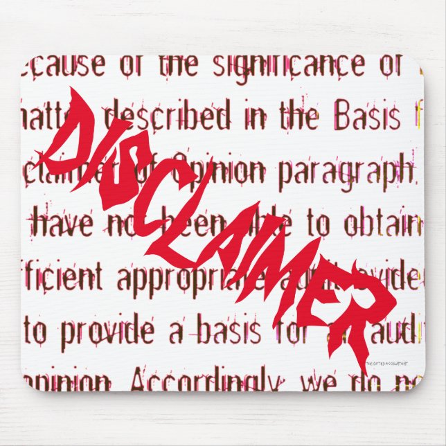 Mousepad "Negação de opinião " (Frente)