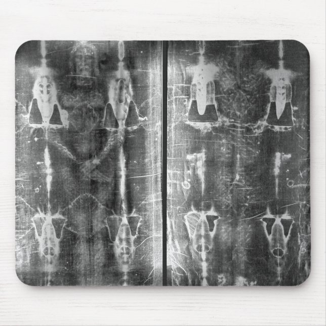 Mousepad Negative Photo Shroud of Turin Crucifixion (Frente)