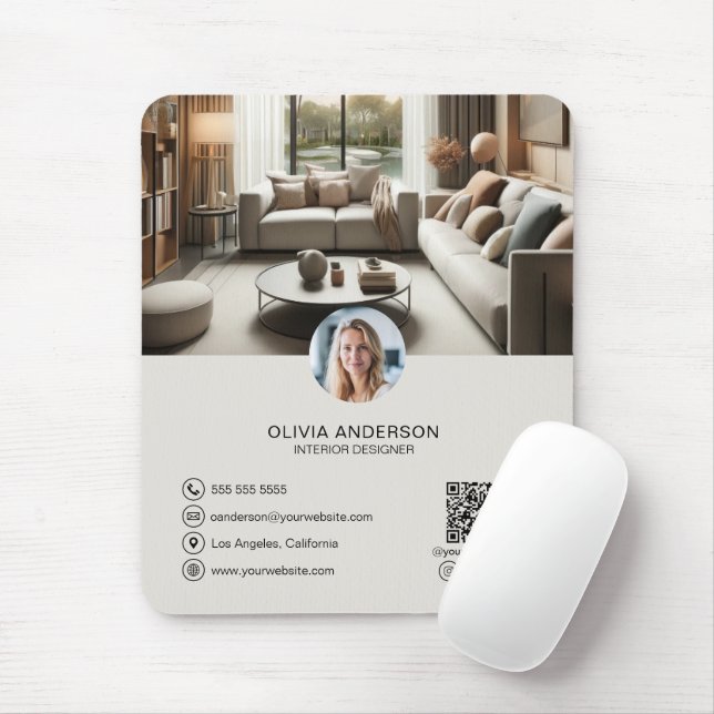 Mousepad Negócios Profissionais Personalizados (Com mouse)
