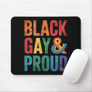 Mousepad Negros Gays e Orgulhosos LGBTQ Negros Queer