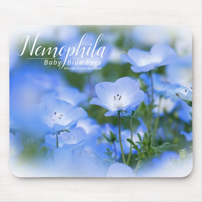 Mousepad NEMOPHILA（Olhos Azuis de Bebê） (Frente)