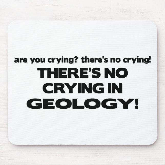 Mousepad Nenhum grito na geologia (Frente)