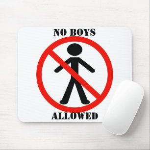 Mousepad Nenhum Menino Permitido