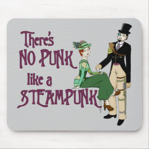 Mousepad Nenhum punk gosta de um steampunk
