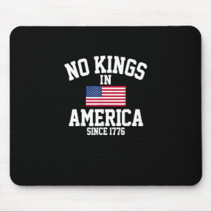 Mousepad Nenhum Rei na América Bandeira EUA Estilo Retro Le