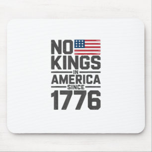 Mousepad Nenhum Rei na América desde 1776 Design Criativo