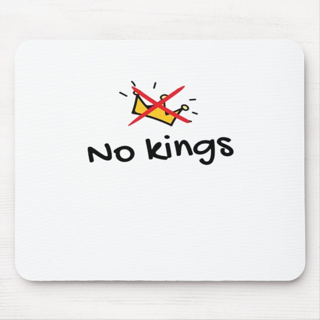 Mousepad Nenhum Rei na América Estilo Clássico Retro (Frente)