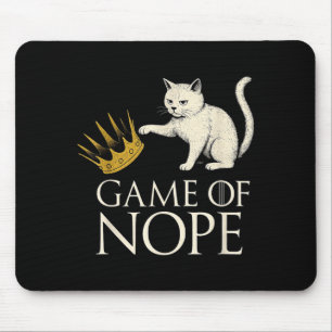 Mousepad Nenhum Rei Na América Gato Preto Engraçado Chutand