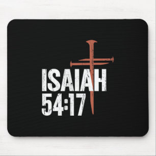 Mousepad Nenhuma Arma Formada Contra Mim Deve Prosperar - F
