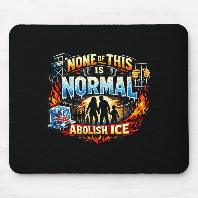 Mousepad Nenhuma destas é uma declaração de protesto anti g (Frente)