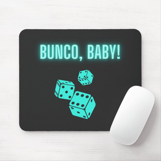 Mousepad Neon Aqua Bunco Baby (Com mouse)