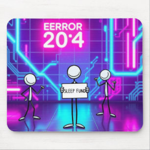 Mousepad Neon Cybernetic Dreamscape