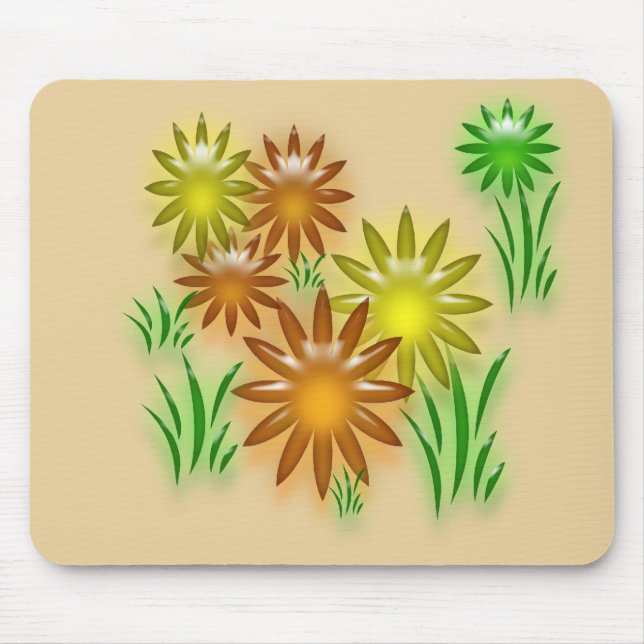 Mousepad - Neon Daisies (Frente)