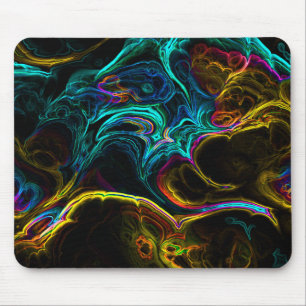 Mousepad Neon Fractal 1