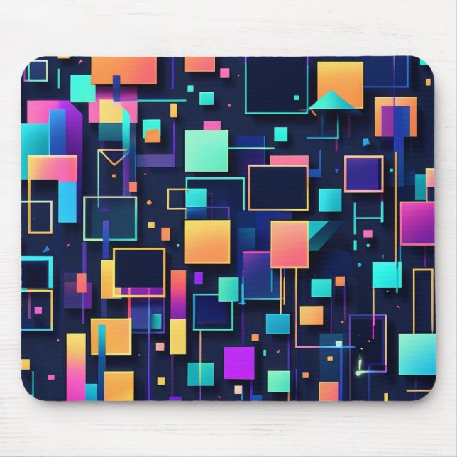 Mousepad Neon Gridlock (Frente)