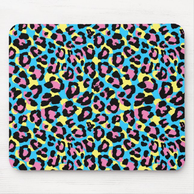 Mousepad Neon Leopard Spot (Frente)