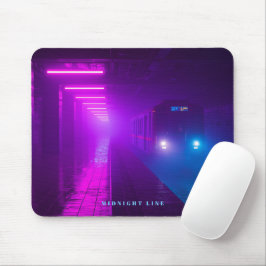Mousepad Neon Metro Cyberpunk – Retro Synthwave Vap