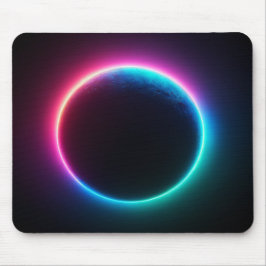 Mousepad Neon Moon Preto