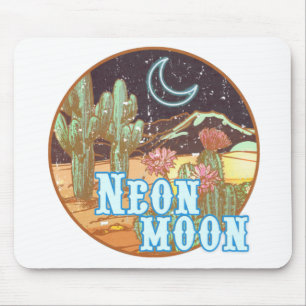 Mousepad Neon Moon Retro Western