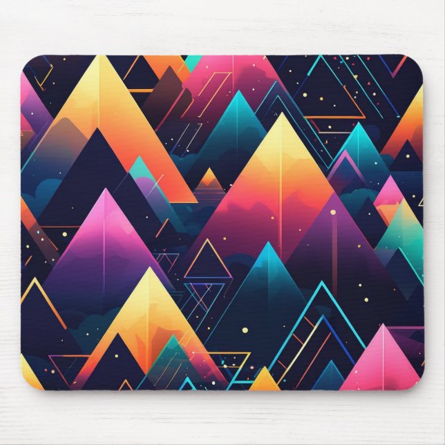 Mousepad Neon Mountain (Frente)
