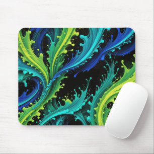 Mousepad Neon Paint Espalha A Preto