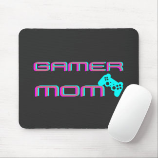 Mousepad Neon Retro Gamer Mom