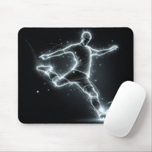 Mousepad Neon Soccer Player