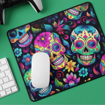 Neon Sugar Skull
