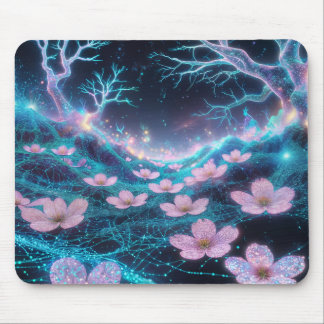 Mousepad Neon Vibes Cósmicos, Rosa Sakura