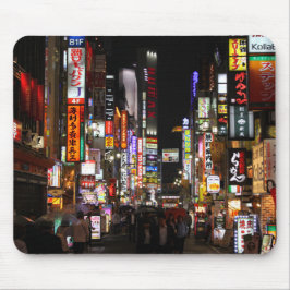 Mousepad Neons de Tóquio por noite no Japão