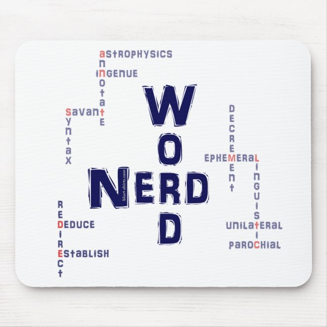 Mousepad Nerd do Word (Frente)