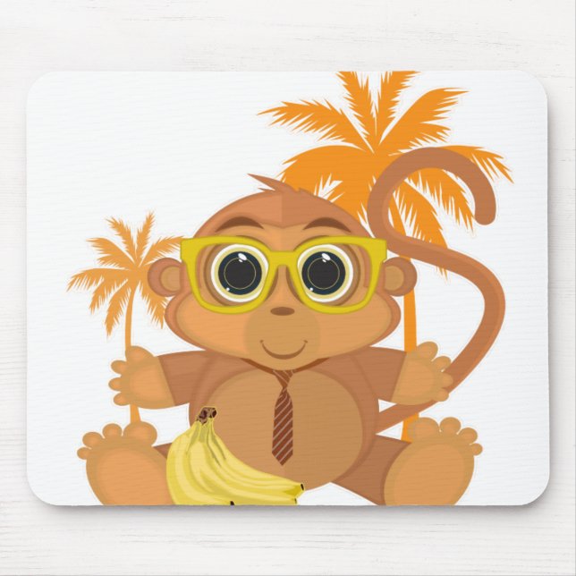Mousepad Nerd macaco (Frente)