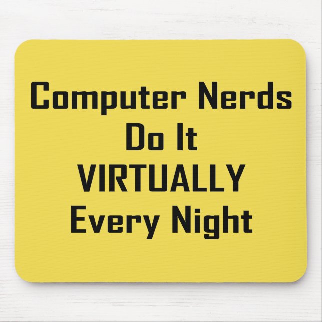 Mousepad Nerd ocupados (Frente)