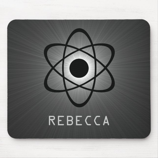 Mousepad Nerdy Atomic Mousepad, Cinzas (Frente)