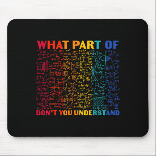 Mousepad Nerdy Qual Parte Da Matemática Você Não Entende Ál