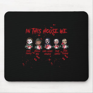 Mousepad Nesta Casa Adoramos A Família Halloween