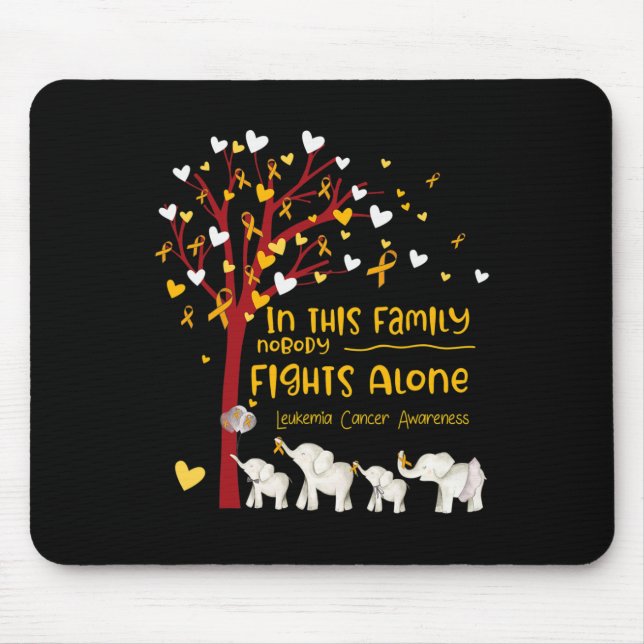 Mousepad Nesta Família Ninguém Luta Contra A Leucemia Sozin (Frente)