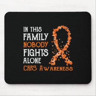 Mousepad Nesta Família Ninguém Luta Sozinha Com O Câncer