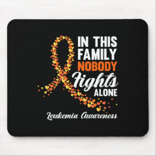 Mousepad Nesta Família Ninguém Luta Sozinha Com O Cancer Da