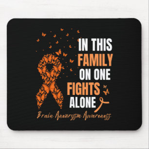 Mousepad Nesta Família Ninguém Luta Sozinho Aneurisma Cereb