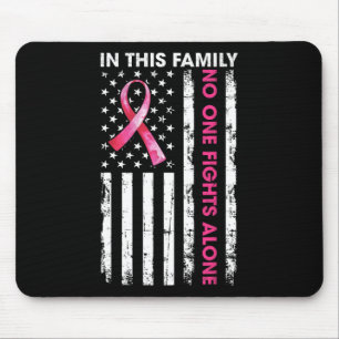 Mousepad Nesta Família Ninguém Luta Sozinho Com O Cancer Da