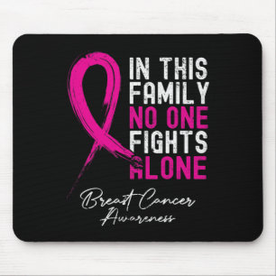 Mousepad Nesta Família Ninguém Luta Sozinho Com O Cancer Da