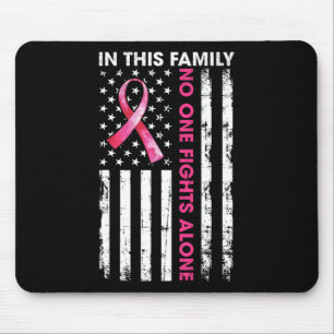 Mousepad Nesta Família Ninguém Luta Sozinho Com O Cancer Da