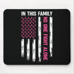 Mousepad Nesta Família Ninguém Luta Sozinho Com O Cancer Da