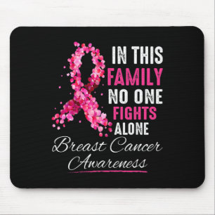 Mousepad Nesta Família Ninguém Luta Sozinho Com O Cancer Da