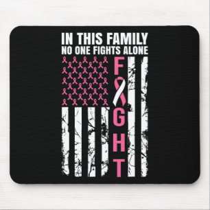 Mousepad Nesta Família Ninguém Luta Sozinho Com O Cancer Da